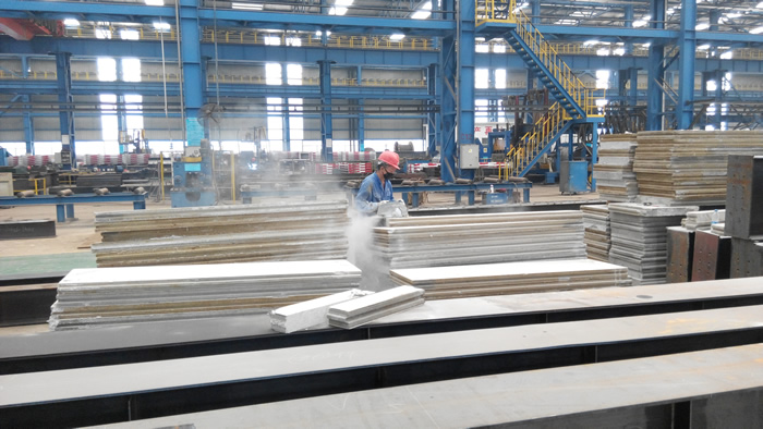 鋼廠輕質(zhì)隔墻板施工案例