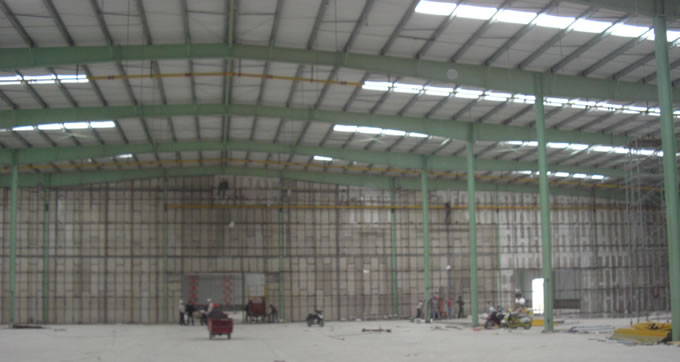 虎泉廣場輕質(zhì)墻板施工案例