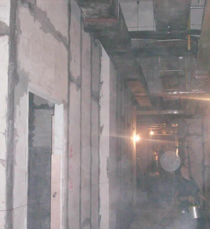 恩施雅苑酒店輕質(zhì)墻板施工案例