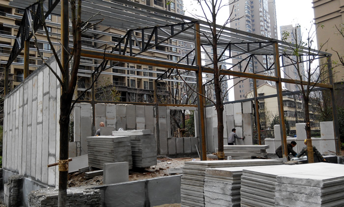 金地雄楚輕質(zhì)墻板使用案例