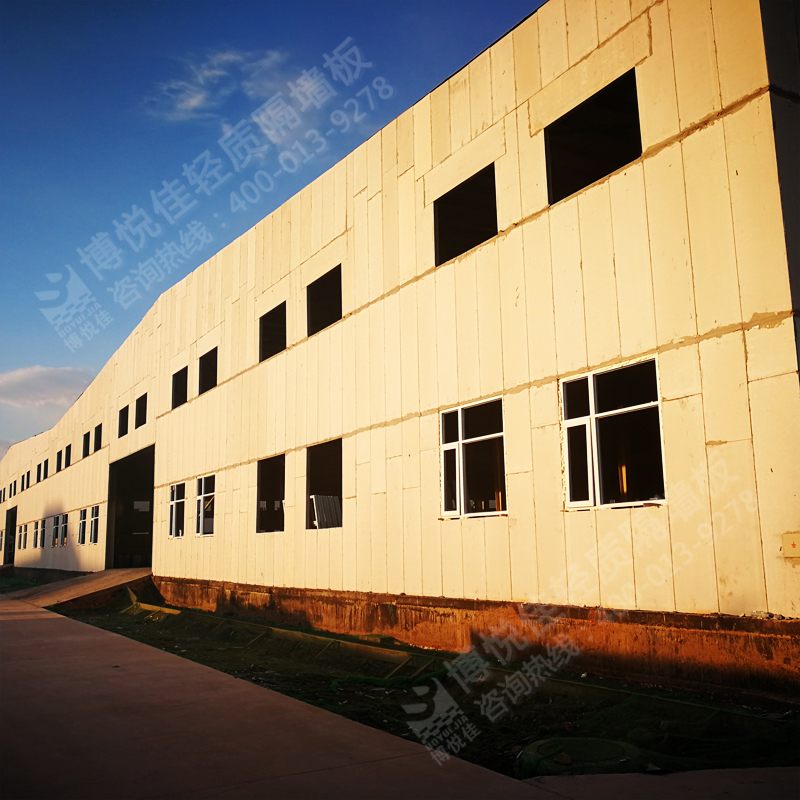 工業(yè)廠房輕質(zhì)隔墻板外墻工程案例