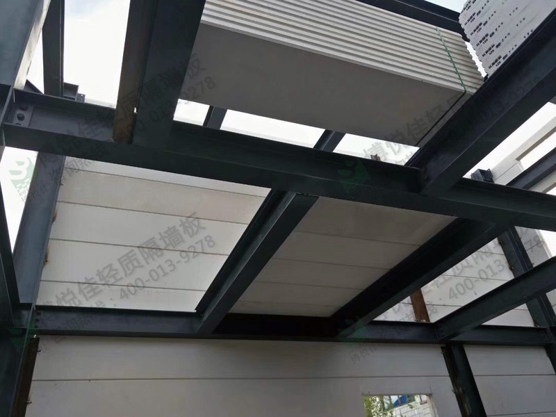 博悅佳輕質隔墻板在鋼結構中的應用案例