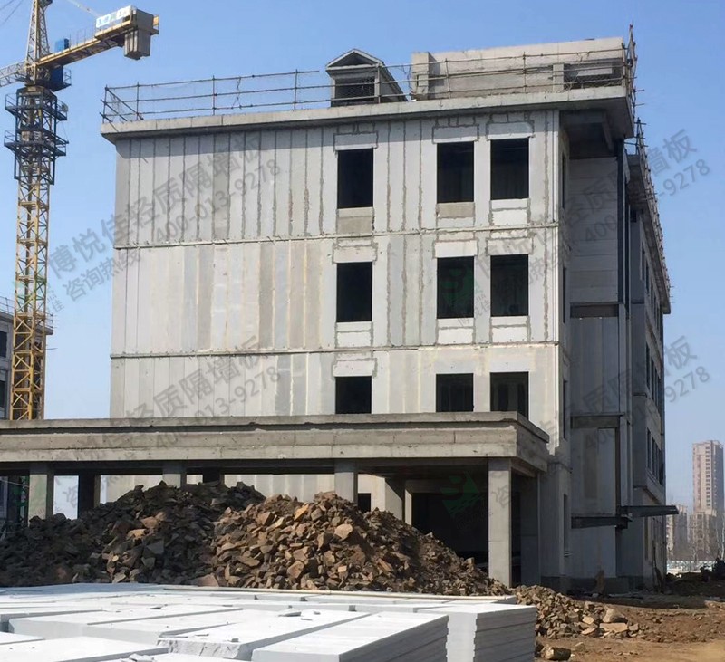 博悅佳輕質隔墻板在鋼結構中的應用案例