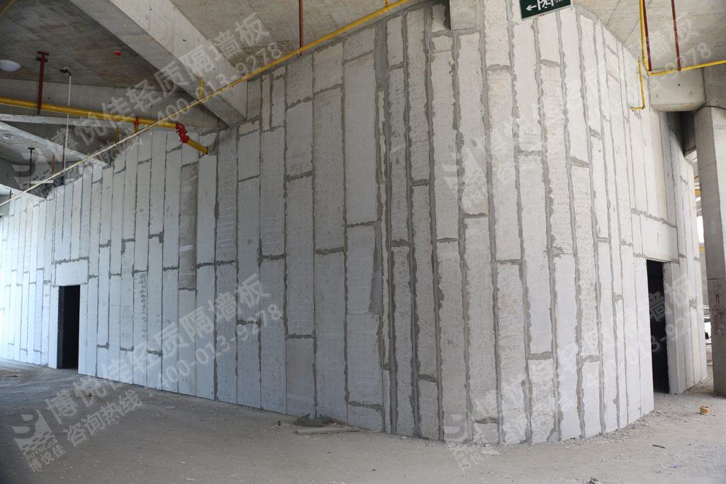 博悅佳工程案例圖片欣賞:新城陽光國際廣場輕質(zhì)隔墻工程