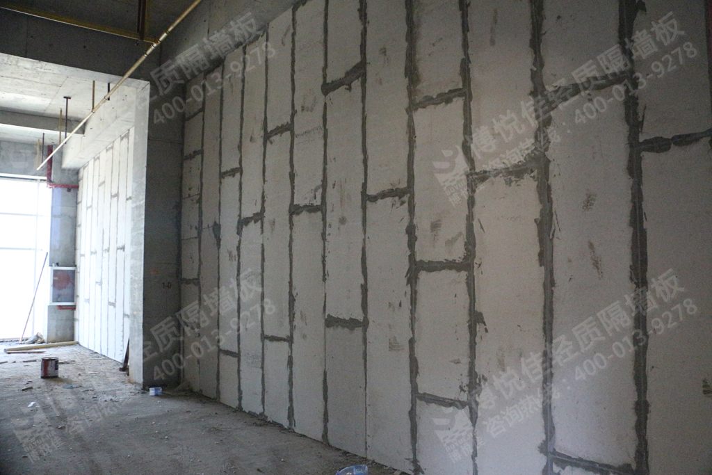 博悅佳工程案例圖片欣賞:新城陽光國際廣場輕質(zhì)隔墻工程