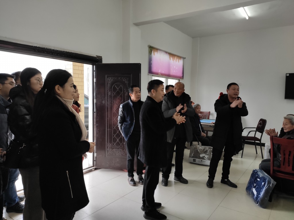 湖北博悅佳春節(jié)前慰問敬老院活動簡報