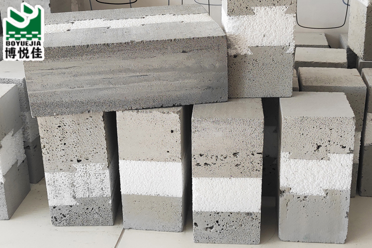 復合夾芯自保溫砌塊，自保溫外墻一體板樣品圖2